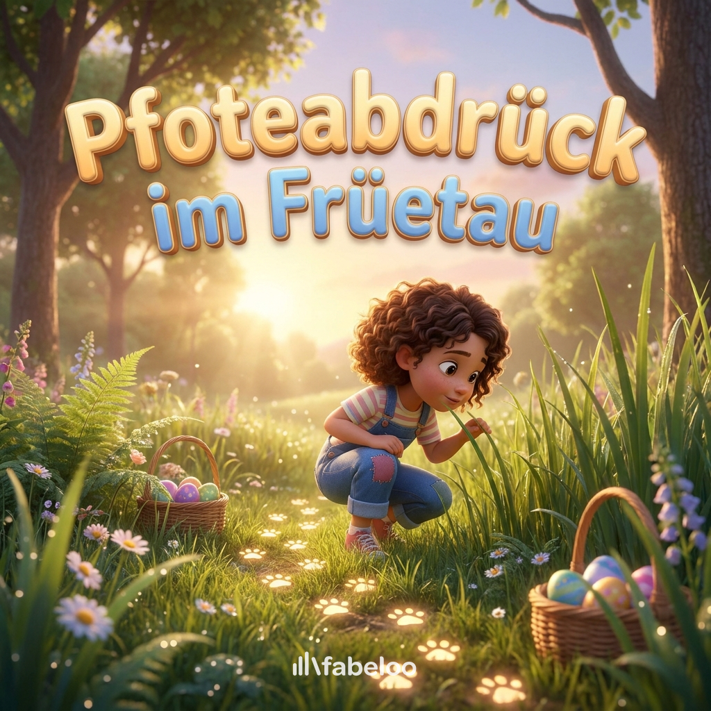 Pfoteabdrück im Früetau