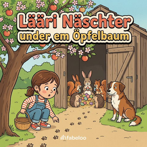 Lääri Näschter under em Öpfelbaum