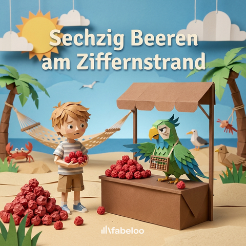 Sechzig Beeren am Ziffernstrand